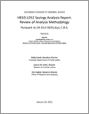H.B. 2010-1352 Savings Analysis Report: Review of Analysis Methodology (January 2011)